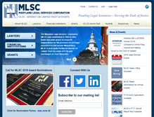 Tablet Screenshot of mlsc.org